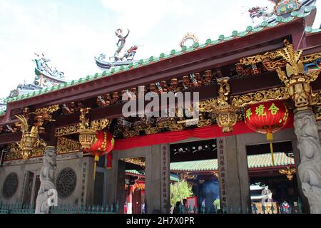 chinesischer Tempel (thian Hock keng) in singapur Stockfoto