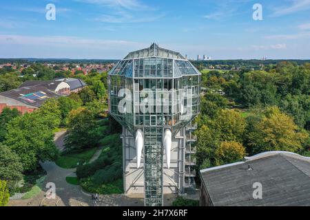 Hamm, Nordrhein-Westfalen, Deutschland - der Maximilianpark der westfälischen Stadt Hamm ist ein Vergnügungspark, der auf dem Gelände der di errichtet wurde Stockfoto