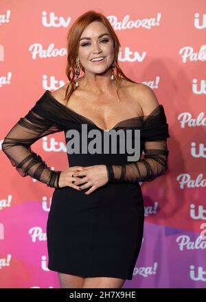 LONDON, ENGLAND - 23. NOVEMBER: Arielle Free besucht ITV Palooza! 2021 in der Royal Festival Hall am 23. November 2021 in London, England. Foto von gar Stockfoto