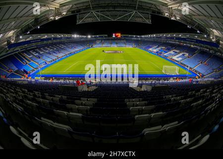 Leicester, Großbritannien. 25th. November 2021. Innenansicht des King Power Stadions in Leicester, Vereinigtes Königreich am 11/25/2021. (Foto von Conor Molloy/News Images/Sipa USA) Quelle: SIPA USA/Alamy Live News Stockfoto