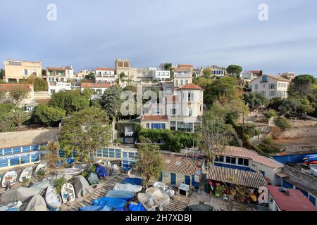 Marseille, Anse de la Fausse monnaie, Bouches du Rhône, 13, PACA Stockfoto