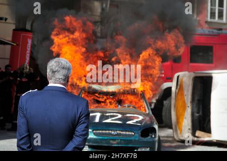 Wien, Österreich. 15. September 2012. Ausstellung der Berufsfeuerwehr Wien Stockfoto