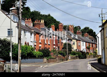 Die ländliche Stadt Bridport in West Dorset, England. Stockfoto