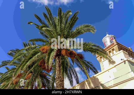 Tanger, Medina, USA. 4th. November 2021. Schöner Leuchtturm von Cap Spartel in der Nähe von Tanger City und Gibraltar, Marokko in Afrika (Bild: © Walter G Arce SR Grindstone Medi/ASP via ZUMA Press Wire) Stockfoto