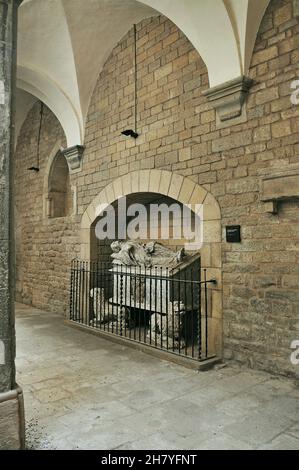 Stiftskirche Basilika Santa Maria de Manresa in der Provinz Bages in Barcelona, Katalonien, Spanien Stockfoto