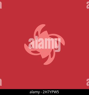 Symbol für die Lüfterleitung. Einfacher Stil Klimaanlage großen Verkauf Poster Hintergrund Symbol. Logo-Design-Element. T-Shirt-Druck. Vektor für Aufkleber. Stock Vektor