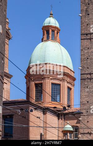 Bologna, Italien. 07th. Juli 2021. Kirche der Heiligen Bartholomäus und Kaietan, eine Kirche im Renaissance-Stil in Bologna, Italien. Kredit: Unabhängige Fotoagentur/Alamy Live Nachrichten Stockfoto