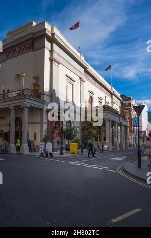 Außenansicht des Theatre Royal Drury Lane. Covent Garden, London, England, Großbritannien Stockfoto