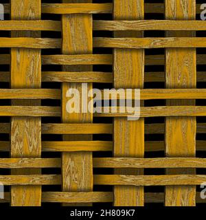 3D Render von kombiniertem Holz Hintergrund Fliese mit einzigartigen Farbe, Material, Muster und Texturen Stockfoto