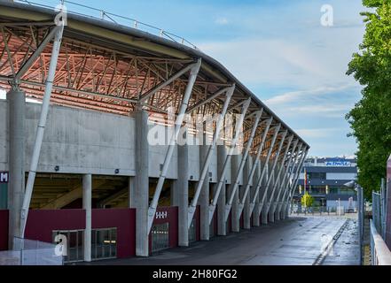 Stadtstadion in Geneve - der offizielle Spielplatz des FC Servette Stockfoto