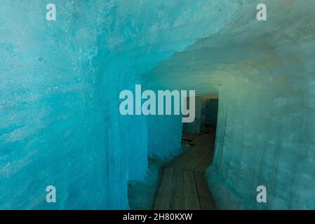 Eishöhle des Rhonegletschers, Oberwald, Wallis, Schweiz, Europa Stockfoto