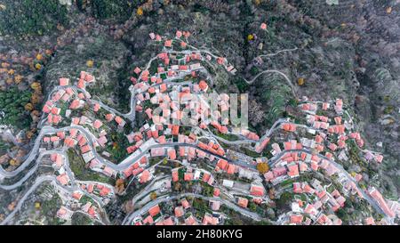 Langadia Dorf in Arcadia Griechenland Stockfoto