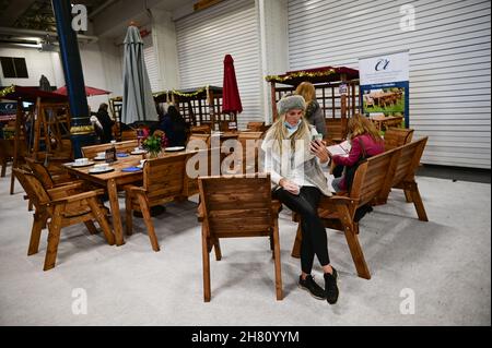 London, Großbritannien. 26th. November 2021. Ideal Home Show Weihnachten 2021 Tag 3 im Olympia London, Großbritannien, 2021-11-26. Kredit: Picture Capital/Alamy Live Nachrichten Stockfoto