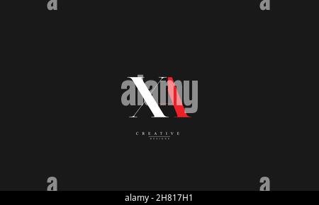 XA AX X Ein abstraktes Vektorlogo Stock Vektor