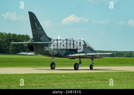 Aero L-39NG ('Next Generation') beim Slovak International Air Festival (SIAF) 2021 auf dem Malacky Air Base, Slowakei Stockfoto