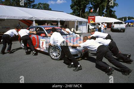 Michael Galati Audi A4 beim Speedvision World GT Challenge Race Road Atlanta Georgia USA 9/2000 Stockfoto