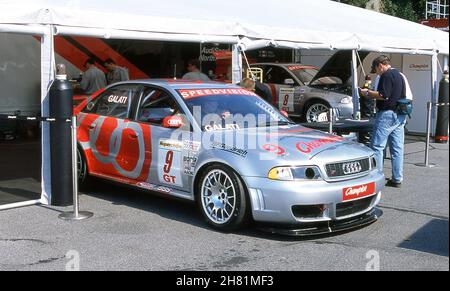 Michael Galati Audi A4 beim Speedvision World GT Challenge Race Road Atlanta Georgia USA 9/2000 Stockfoto