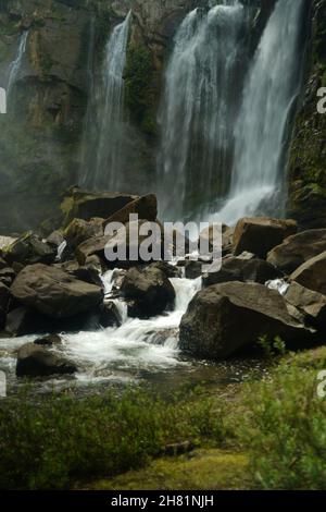 Nauyaca Wasserfall in Costa Rica bei Uvita Stockfoto