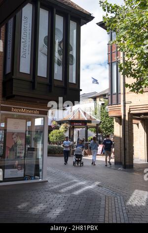 The Maltings Shopping Centre, St Albans, Hertfordshire, Großbritannien. Stockfoto