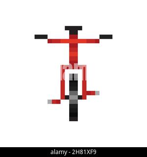 Logo von Fahrrad, Transport-Grafik-Symbol, Pixel-Vektor Stock Vektor