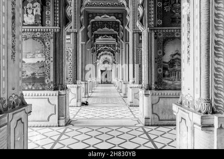 Patrika Gate; Jaipur, Indien Stockfoto