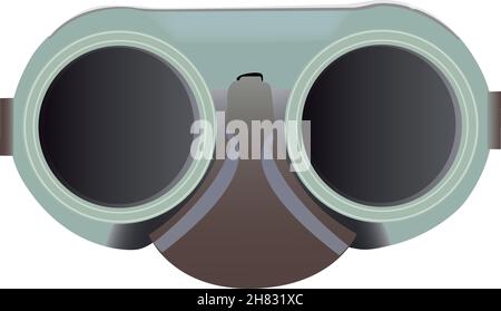 Schweißbrille im Vektor Stock Vektor