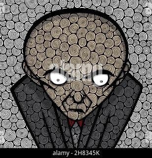 Boss in Textur, Vektorgrafik Stock Vektor