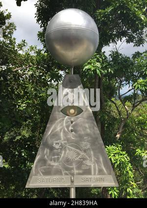 Das Arecibo Radioteleskop oder das Arecibo-Teleskop oder das Arecibo-Observatorium. Stockfoto