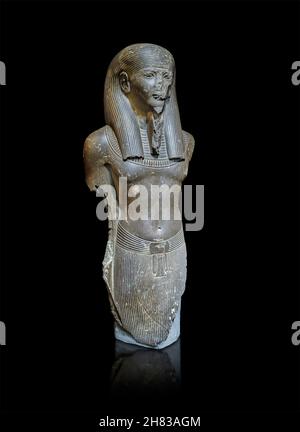 Alte ägyptische Statue des gottes Imi-khent-wer, 1304–1237 v. Chr.; 19th Dynastie, Regierungszeit von Ramesses II, Memphis. Kunsthistorisches Museum Wien Inv. AS 57 Stockfoto