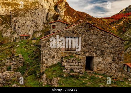 Ländliche Landschaften im Landesinneren von Asturien Stockfoto