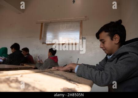 Körpervielfalt in der Bildung in Syrien nach dem Krieg Stockfoto