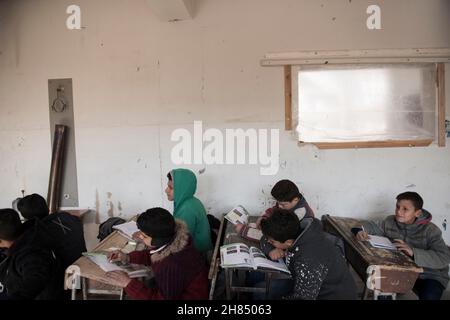 Körpervielfalt in der Bildung in Syrien nach dem Krieg Stockfoto