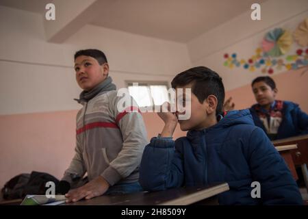 Körpervielfalt in der Bildung in Syrien nach dem Krieg Stockfoto