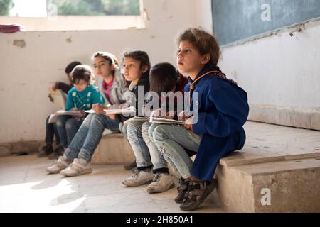 Körpervielfalt in der Bildung in Syrien nach dem Krieg Stockfoto