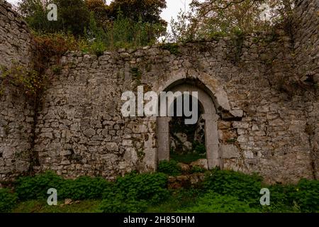 Ländliche Landschaften im Landesinneren von Asturien Stockfoto