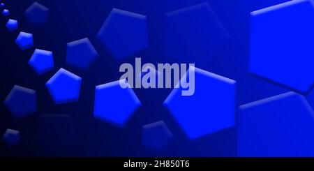 Schöne Bläuliche Hintergrund Oder Hintergrund-Design Mit Dem Drücker Formen Stockfoto