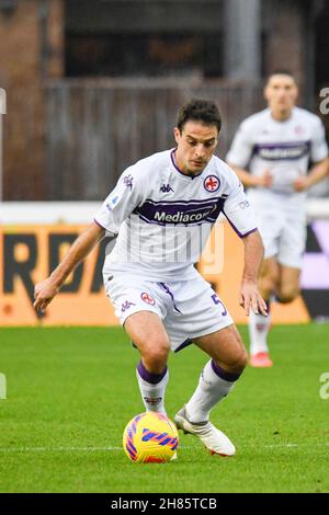 Empoli, Italien. 27th. November 2021. Giacomo Bonaventura (Fiorentina) während des FC Empoli gegen ACF Fiorentina, italienische Fußballserie Ein Spiel in Empoli, Italien, November 27 2021 Quelle: Independent Photo Agency/Alamy Live News Stockfoto