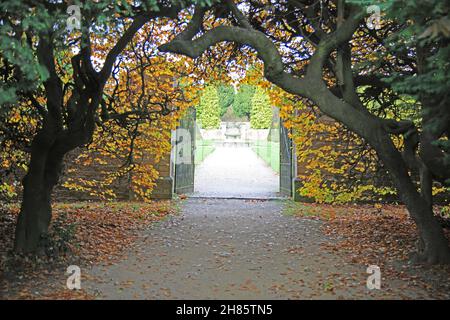 Herbst Im Newstead Abbey Park, Nottinghamshire Stockfoto