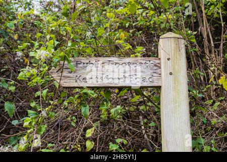 07.11.2021 Grange over Sands, Cumbria, Großbritannien. Stockfoto