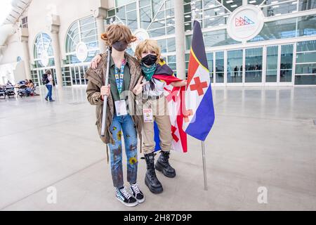 27. November 2021: Cosplay bei der San Diego Comic-con International Special Edition am Samstag, 27. November 2021 in San Diego, Kalifornien. (Bild: © Marissa Carter/ZUMA Press Wire) Stockfoto