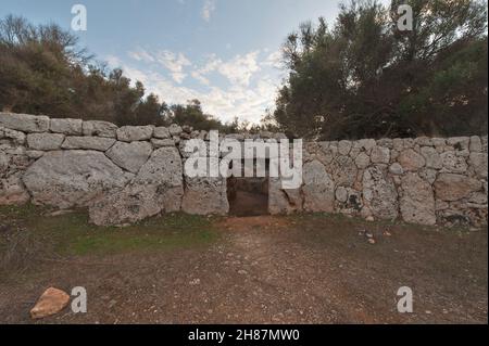 Landschaft des Innenraums von Menorca - Balearen - Spanien Stockfoto