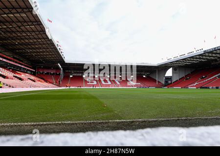 Ein allgemeiner Blick auf Bramall Lane, die Heimat von Sheffield United Stockfoto