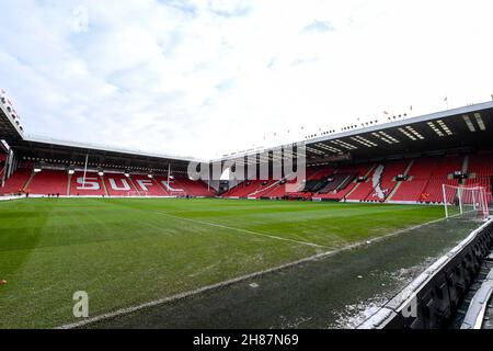 Ein allgemeiner Blick auf Bramall Lane, die Heimat von Sheffield United Stockfoto