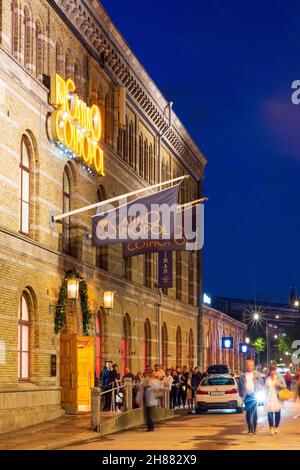 Göteborg, Göteborg: Casino Cosmopol, Schlange von Menschen am Eingang in , Västra Götalands län, Schweden Stockfoto