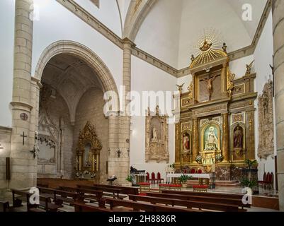 San Gines Pfarrkirche. Guadalajara, Spanien. Stockfoto