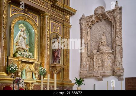 San Gines Pfarrkirche. Guadalajara, Spanien. Stockfoto