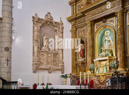 San Gines Pfarrkirche. Guadalajara, Spanien. Stockfoto