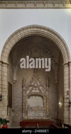 San Gines Pfarrkirche. Guadalajara, Spanien. Stockfoto