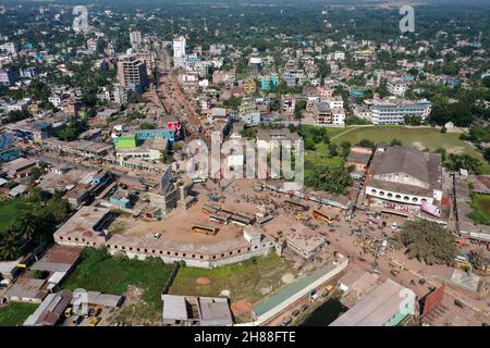 Jessore, Bangladesch - 09. November 2021: Jessore ist eine große Stadt im Distrikt Jashore im Südwesten von Bangladesch. Es ist das ADM Stockfoto