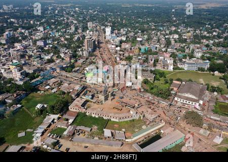 Jessore, Bangladesch - 09. November 2021: Jessore ist eine große Stadt im Distrikt Jashore im Südwesten von Bangladesch. Es ist das ADM Stockfoto